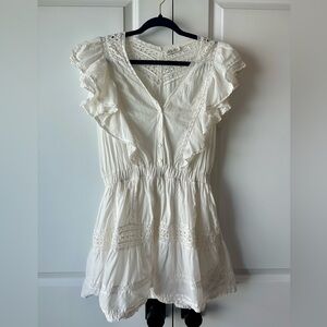 Love Shack Fancy Sylvie Dress Antique White (Size M)